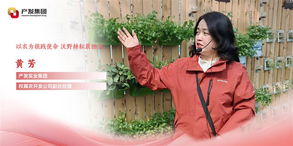 巾幗綻芳華 | 產(chǎn)發(fā)實(shí)業(yè)集團(tuán)權(quán)屬農(nóng)開(kāi)發(fā)公司 黃芳：以農(nóng)為根踐使命，沃野耕耘展擔(dān)當(dāng)